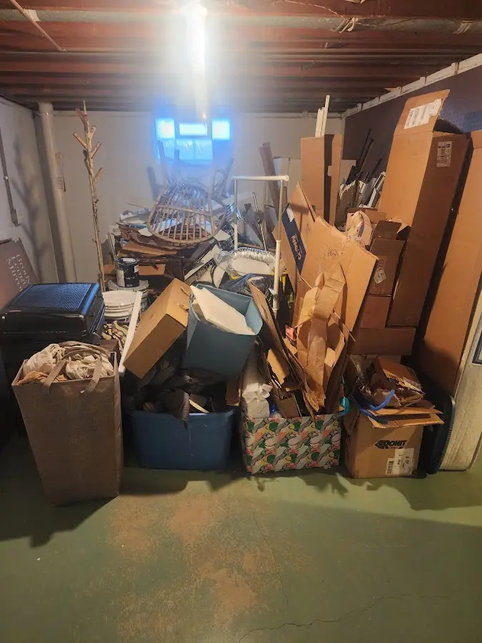 Roll-off dumpster container at job site for Construction Dumpster Rental in Bishop